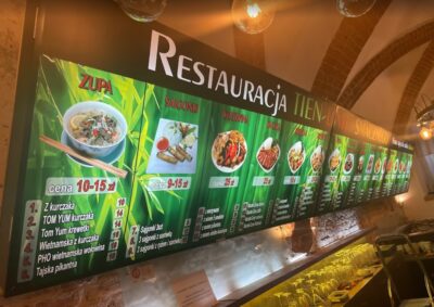 Otwarcie nowej restauracji TIEN-LINH Menu przedstawia azjatyckie smaki