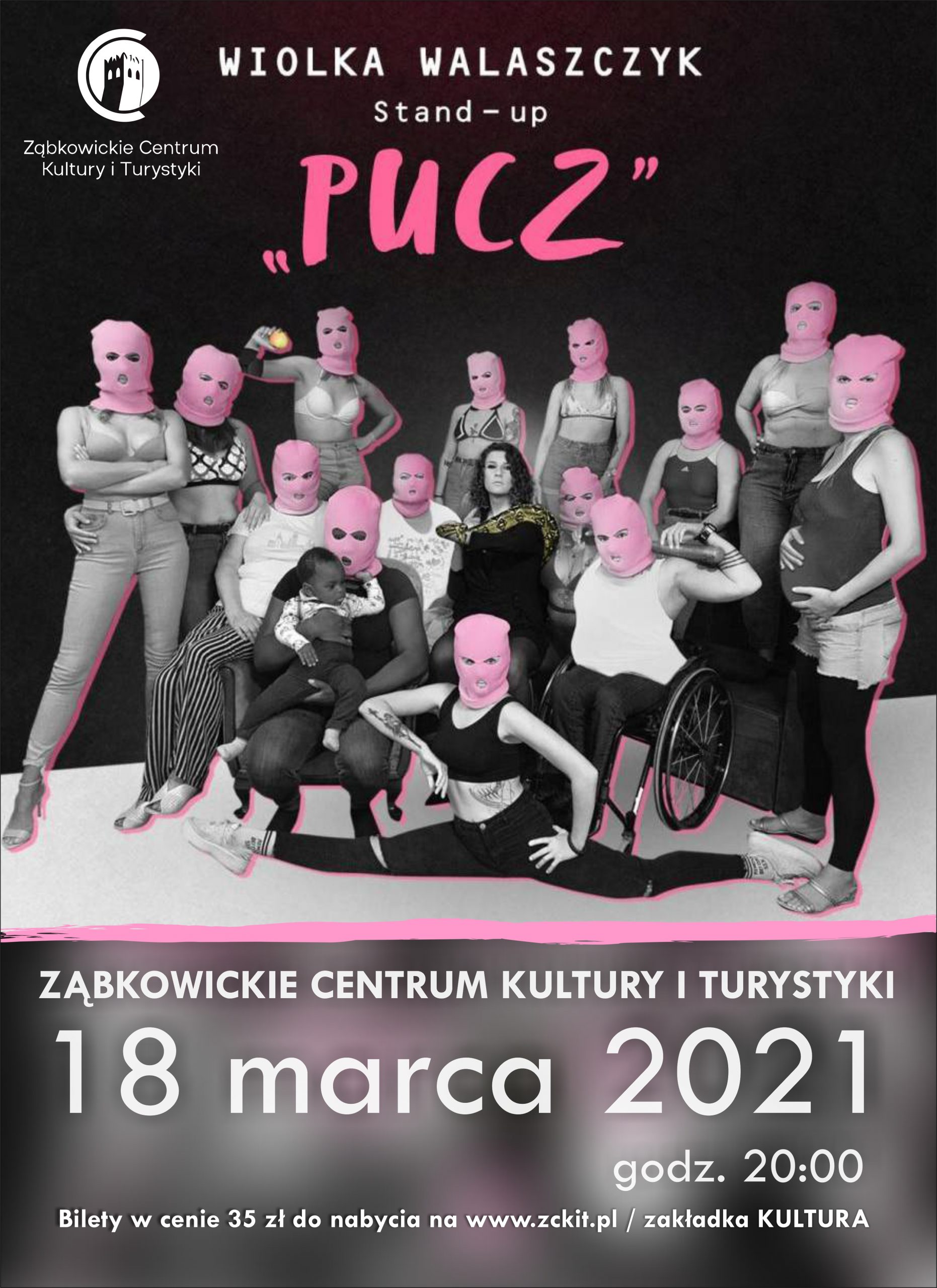 STAND UP WIOLKA WALASZCZYK ,,PUCZ" - 18 marca 2021 godzina 20:00 - Bilety w cenie 35ZŁ
